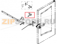Guide strip for disappearing door P3 with fixing accessories CONVOTHERM OES 10.10  
