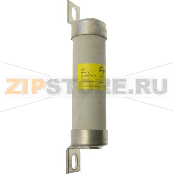 Предохранитель, 80 A, AC 1500 В, DC 660 В, 63 кА, 40x192 мм, gL/gG, BS Eaton 80A 1500V AC 660V DC 