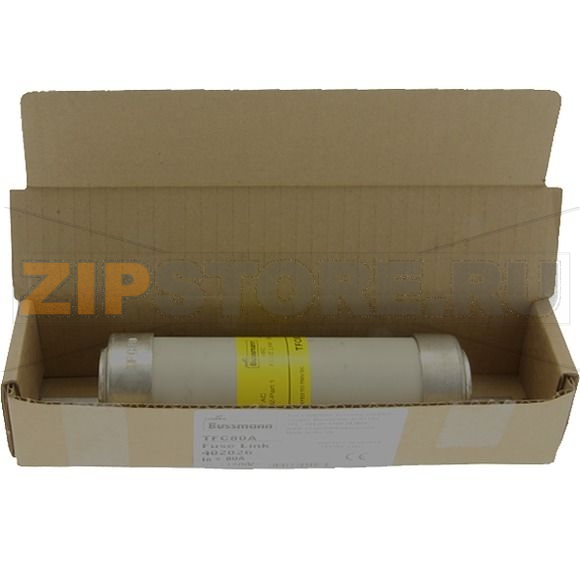 Предохранитель, 80 A, AC 1500 В, DC 660 В, 63 кА, 40x192 мм, gL/gG, BS Eaton 80A 1500V AC 660V DC 