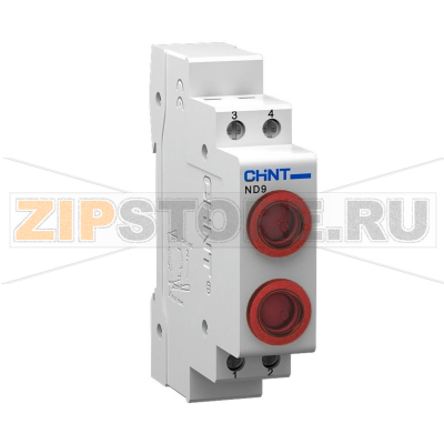 Индикатор 230 В, красный Chint ND9-2/RR 