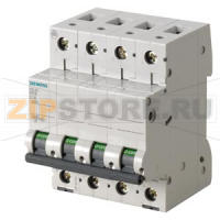 АВТОМАТИЧЕСКИЙ ВЫКЛЮЧАТЕЛЬ 400V 6KA, 4-ПОЛ., C, 63A Siemens 5SL6463-7