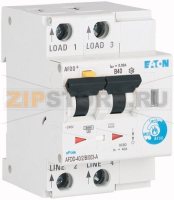Устройство защиты от дуги, КЗ, токов утечки и перегрузки Eaton AFDD-40/2/B/003-A