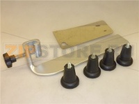 SPONDA MOBILE CARRELLO-PARAFETTE-PIEDINI