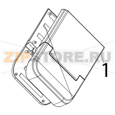 Back cover Hurakan HKN-IMF15M Back cover Hurakan HKN-IMF15MЗапчасть на деталировке под номером: 1