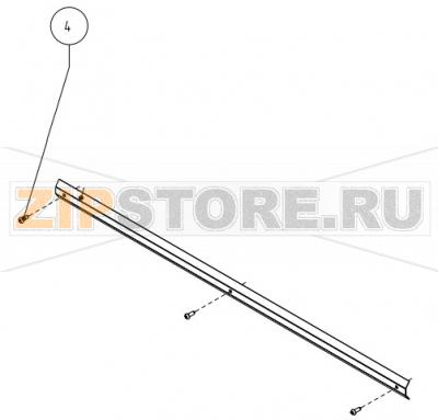 Vite autofilettante testa bombata taglio a croce 3.9x13 Zn UNI 6954 Imesa ES 10            Vite autofilettante testa bombata taglio a croce 3.9x13 Zn UNI 6954 Imesa ES 10Запчасть на сборочном чертеже под номером: 4Название запчасти на итальянском языке: Vite autofilettante testa bombata taglio a croce 3.9x13 Zn UNI 6954 Imesa ES 10