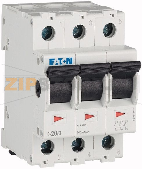 Выключатель нагрузки, 20А, 3 полюса Eaton IS-20/3 
