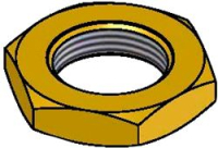 LOCK NUT FOR B-1202 TAILPIECE (BRASS)