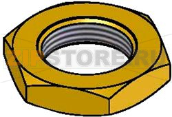 LOCK NUT FOR B-1202 TAILPIECE (BRASS) 