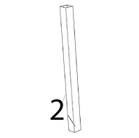 Colonnina SX porta Unox XBC 615EG