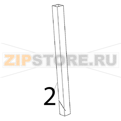 Colonnina SX porta Unox XBC 615EG Colonnina SX porta Unox XBC 615EGЗапчасть на деталировке под номером: 2