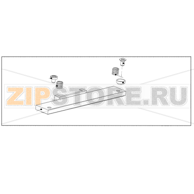 Kit printhead (cable not included) Zebra TTP-2010 Kit printhead (cable not included) Zebra TTP-2010Запчасть на деталировке под номером: не указано
