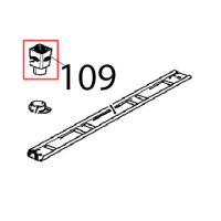Piede H100, plastica bicomponente Unox XBC 615EG