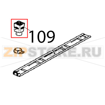 Piede H100, plastica bicomponente Unox XBC 615EG Piede H100, plastica bicomponente Unox XBC 615EGЗапчасть на деталировке под номером: 109
