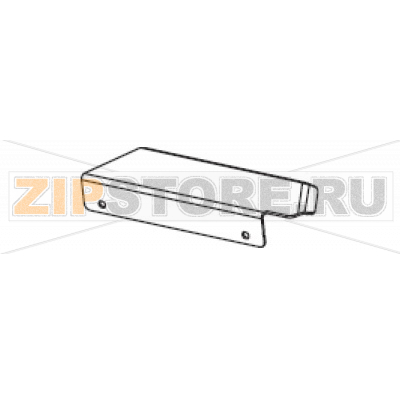 Подставка для этикеток Zebra ZT421 Подставка для этикеток Zebra ZT421Запчасть на сборочном чертеже под номером: 6Количество запчастей в устройстве: 1Название запчасти Zebra на английском языке: Media Shelf