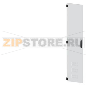 SIVACON, door, left, ventilated, IP40, H: 2000 mm, W: 400 mm, RAL 7035, Protection class 1 Siemens 8MF1040-2UT15-2BA2 