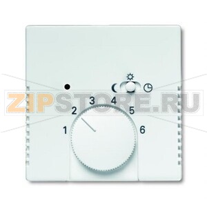 Накладка для терморегулятора, альпийский белый ABB 1237.42 