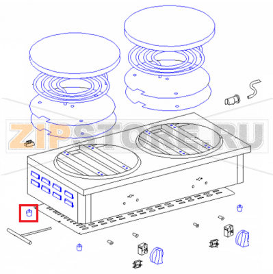 Foot Roller Grill CDE 400  Foot Roller Grill CDE 400Запчасть на 