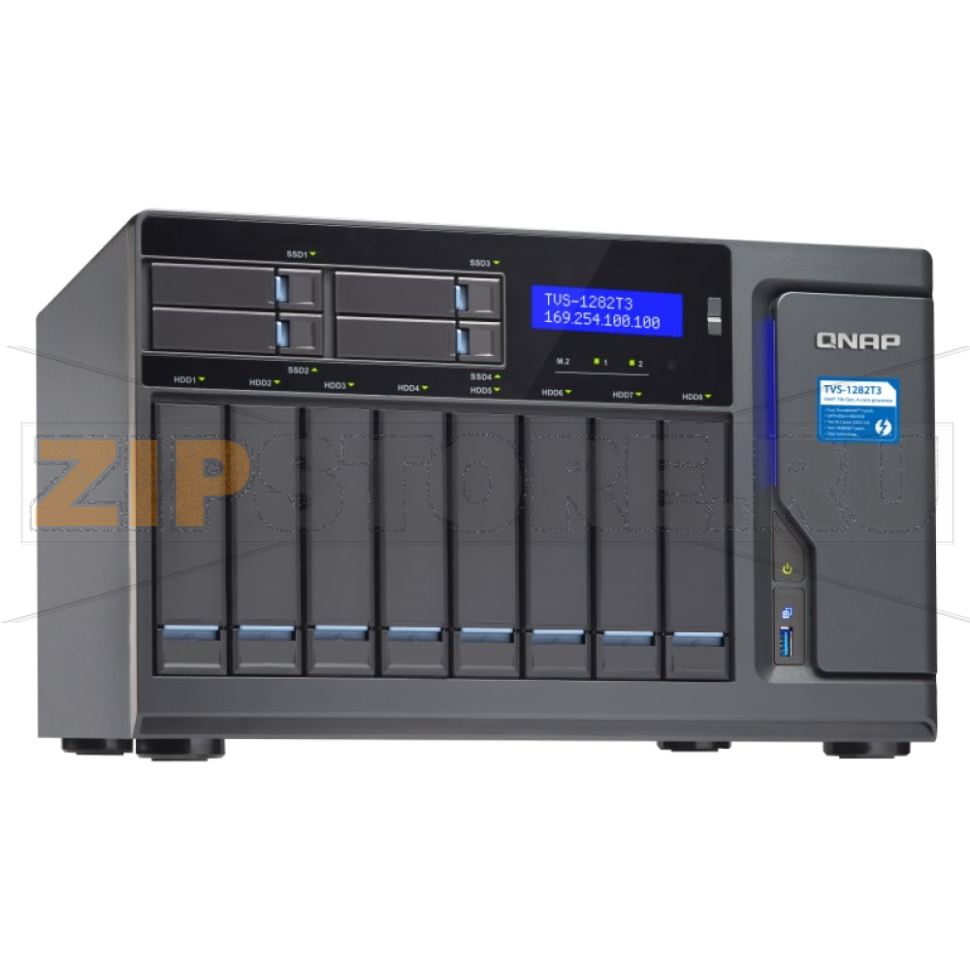 Накопитель сетевой QNAP TVS-1282T3 