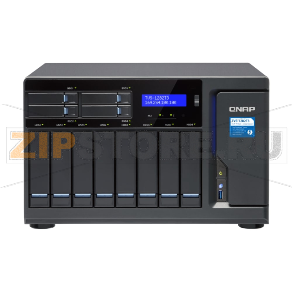 Накопитель сетевой QNAP TVS-1282T3 