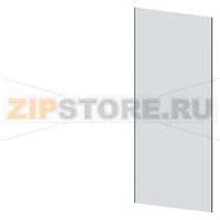 SIVACON, side panel / rear panel, Closed, EMC, IP40, H: 2000 mm, W: 800 mm, RAL 7035 Siemens 8MF1080-2UW62-1B