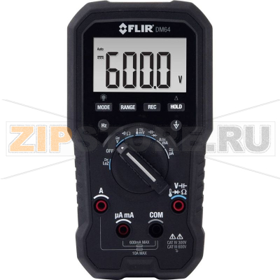 Мультиметр цифровой, CAT IV 300 В, CAT III 600 В FLIR DM64 