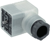 Разъем питания прямоугольный 8 А, 24 В, 3 контакта Hirschmann GDML 2011 LED 24 GREY
