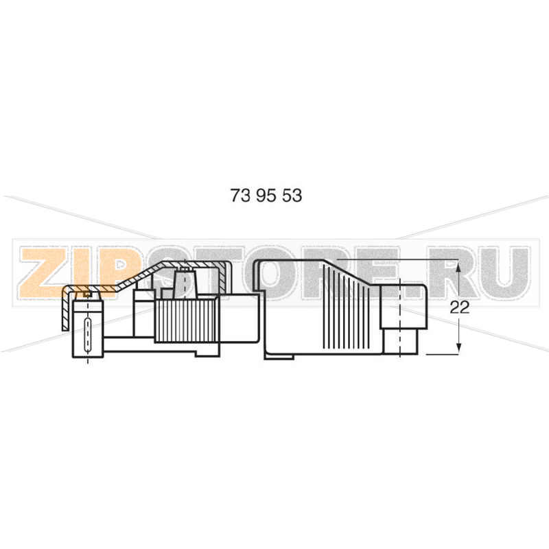 Клемма гнездовая, 5 контактов, 380 В, 16А, провод: 2.5 мм2, чёрная Adels-Contact 11818 