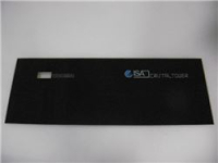 VETRO PANNELLO NERO 652x227 mm
