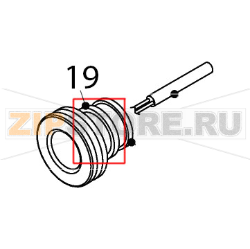 Tie Hoshizaki IM-65NE-25 Tie Hoshizaki IM-65NE-25Запчасть на деталировке под номером: 19