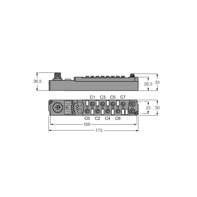 Модуль автономный для CANopen Turck SCOB-0808D-0001 