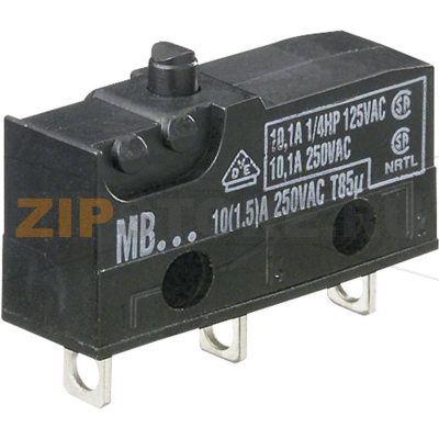 Микровыключатель 250 В/AC, 10 А, 1 x вкл/выкл, без фиксации, 1 шт Hartmann MBF5A 