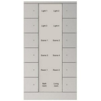 Элемент управления, 12-клавишный, SB/U12.0.1-83, серебристый алюминий ABB 2CKA006330A0080