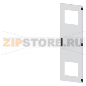 SIVACON, door, right, with cutout for filter fan, with ventilation openings H: 1800 mm, W: 500 mm, RAL 7035, Protection class 1 Siemens 8MF1850-2UT14-3BA2 