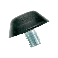 Ножка приборная, черная, 10х10 мм, 1 шт PB Fastener 110484