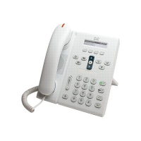 IP-телефон 48 В/DC, 2xFE (PoE), 2xSIP, 396x81 пкс, белый Cisco CP-6921-W-K9=