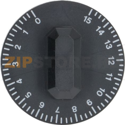 KNOB BLACK ø 44 mm 0-15&amp;#039; 
