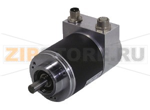 Однооборотный абсолютный шифратор Singleturn absolute encoder EVS58-TZ Pepperl+Fuchs General specificationsDetection typephotoelectric samplingDevice typeSingleturn absolute encoderFunctional safety related parametersMTTFd130 aMission Time (TM)20 aL10h1.9 E+11 at 6000&nbsprpm and 20/40&nbspN axial/radial shaft loadDiagnostic Coverage (DC)0 %Electrical specificationsOperating voltage10 ... 30 V DCPower consumptionmax. 4 WLinearity&plusmn 0.5  LSB ( up to 12  Bit ) &plusmn 2  LSB ( up to 16  Bit )Output codebinary codeCode course (counting direction)programmable,cw ascending (clockwise rotation, code course ascending)cw descending (clockwise rotation, code course descending)InterfaceInterface typeTCP/IPResolutionSingle turnup to 16 BitOverall resolutionup to 16 BitTransfer rate10 MBit/s / 100 MBit/sConnectionConnectorEthernet: 1 socket M12 x 1, 4-pin, D-codedSupply: 1 plug M12 x 1, 5-pin, A-codedStandard conformityDegree of protectionDIN&nbspEN&nbsp60529,shaft side: IP64 (without shaft seal)/IP66 (with shaft seal)housing side: IP65Climatic testingDIN&nbspEN&nbsp60068-2-3, no moisture condensationEmitted interferenceEN&nbsp61000-6-4:2007Noise immunityEN&nbsp61000-6-2:2005Shock resistanceDIN&nbspEN&nbsp60068-2-27, 100&nbspg, 6&nbspmsVibration resistanceDIN&nbspEN&nbsp60068-2-6, 10&nbspg, 10&nbsp...&nbsp2000&nbspHzApprovals and certificatesUL approvalcULus Listed, General Purpose, Class 2 Power SourceAmbient conditionsOperating temperature0 ... 60 °C (32 ... 140 °F) Standard , with Option T 40 ... 85 °C (104 ... 185 °F)Storage temperature-40 ... 85 °C (-40 ... 185 °F)Mechanical specificationsMaterialhousing: powder coated aluminumflange: aluminumshaft: stainless steelMassapprox. 550 gRotational speedmax. 12000 min -1Moment of inertia30  gcm2Starting torque&le 3 Ncm (version without shaft seal)Shaft loadAxial40 NRadial110 N
