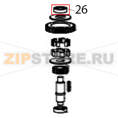 Bearing Hurakan HKN-20SN2V Bearing Hurakan HKN-20SN2VЗапчасть на деталировке под номером: 26