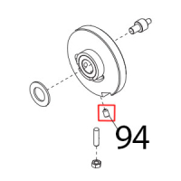 Vite senza testa DIN916, M6x8NE Sirman Palladio 350 Top