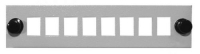 Hyperline FO-FP-W140H42-8SC/DLC-GY Лицевая панель (модуль) для установки 8-SC(DLC), серая