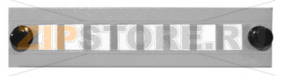 Hyperline FO-FP-W140H42-8SC/DLC-GY Лицевая панель (модуль) для установки 8-SC(DLC), серая 