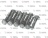HEX HEAD SCREW, PK OF 10