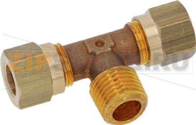 T-SHAPED COUPLING ø 1/4M NPT- ø 8 mm 