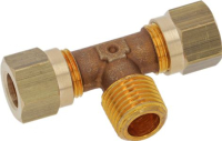 T-SHAPED COUPLING ø 1/4M NPT- ø 8 mm