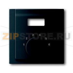 Накладка для терморегулятора, чёрный бархат ABB 2CKA001710A3916 