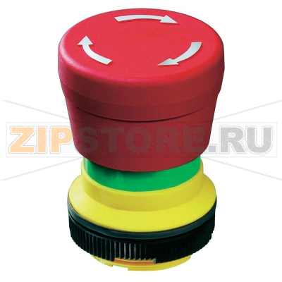Кнопка аварийной остановки, желтая, красная, 1 шт Rafi 1.30.273.501/0300 