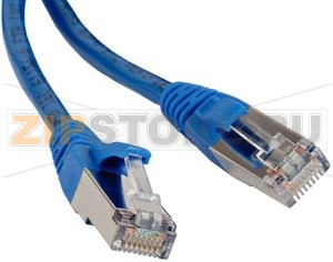 Hyperline PC-LPM-STP-RJ45-RJ45-C5e-2M-LSZH-BL Патч-корд F/UTP, экранированный, Cat.5e, LSZH, 2 м, синий 
