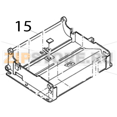 Mechanism lower cover TSC TTP-342 Pro Mechanism lower cover TSC TTP-342 ProЗапчасть на деталировке под номером: 15