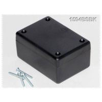 Корпус 81x56x40 мм, материал: пластик, черный, 1 шт Hammond 1594BSBK