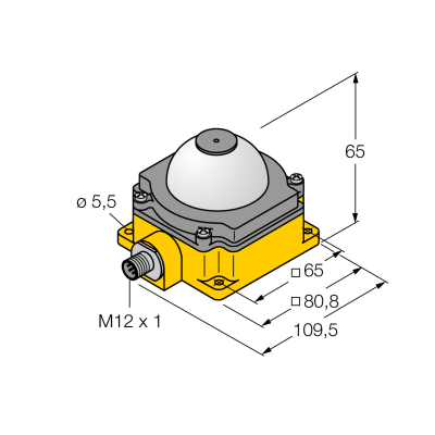 Маяк светодиодный со звуковым сигналом Turck K80LGRAL1YPQ 
